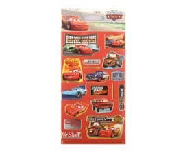 Disney Cars - Fun Foiled Stickers (Reuseable)