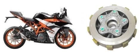 WHEEL DRIVE COMPATIBLE WITH Ktm Rc 390. Clutch Assembly