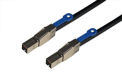 StorageTekPro - SFF-8644 to SFF-8644 External High Density HD Mini-SAS to HD MiniSAS Cable. 2-Meter / 6 Foot.