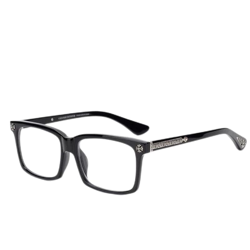 Black Classic Thick Square Frame Clear Lens Glasses for Women Men Non Prescription Eyeglasses