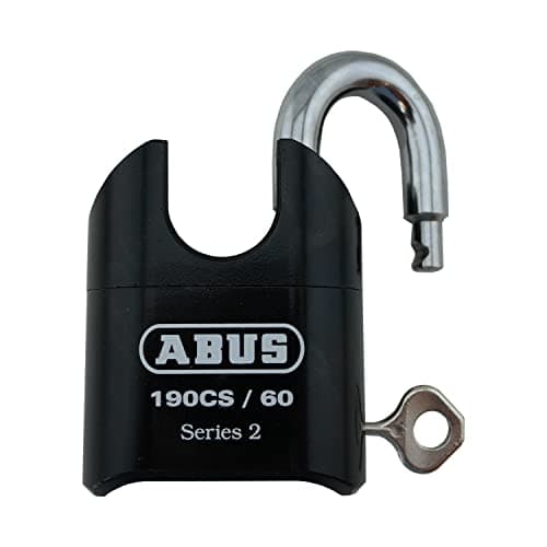 ABUS 190CS/60 C High Security Closed Shackle Solid Steel Resettable Combination Padlock