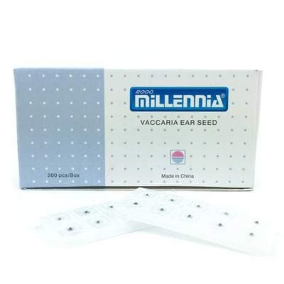 Millennia Vaccaria Ear Seeds with Clear Tape Value Pack 1000pcs - 5 boxes
