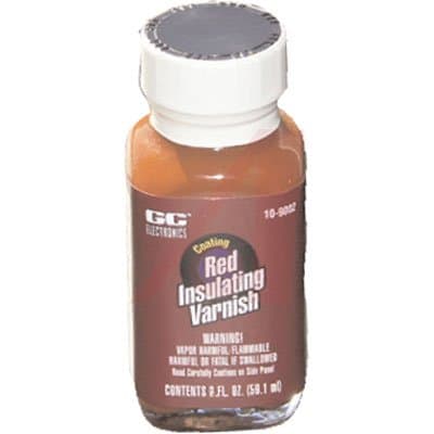 GC Electronics 10-9002-A Red Insulating Varnish 2 fl. oz. Bottle