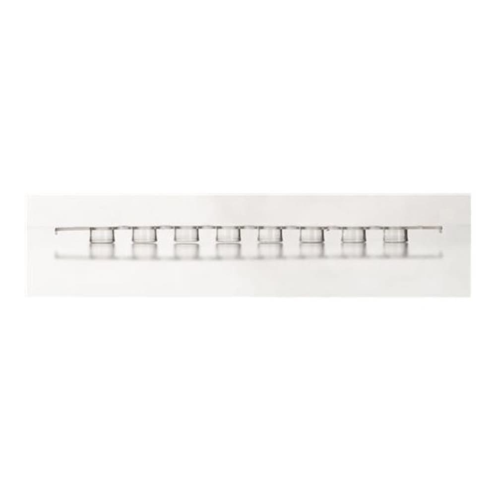 SP-0100 QPCR Strip Caps, Flat, Strips of 8 (Pack of 120)