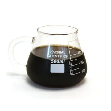 ASICO Premium Erlenmeyer Flask Mug, Borosilicate Glass, 16.9oz (500mL) Capacity