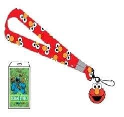 SESAME STREET ELMO RED NYLON LANYARD with ID Badge and toy