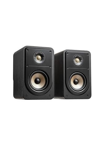 Polk Audio Signature Elite ES15 1" Wired Tweeter & 5.25" Woofer, 100w Dual power port (Pair) Black