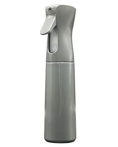 Hair Spray Mist Bottle Continuous - 10oz 360 Fine Spritzer Squirt Water Bottle Empty Plastic Pump for Barber Plant Cleaning