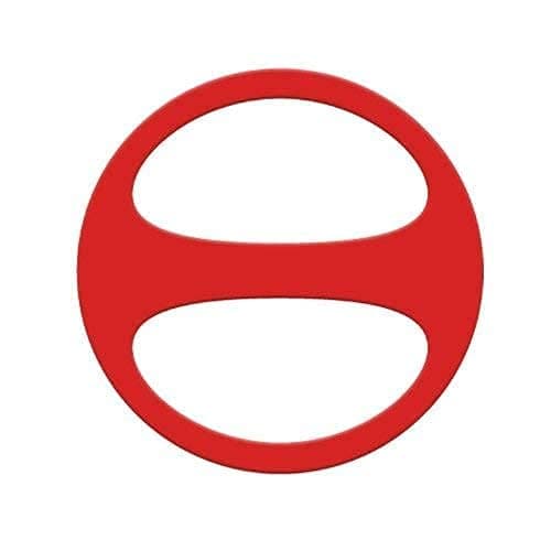 Padlette Grip for iPad Mini Compatible with Kindle Paperwhite, Fire or Any Tablet or e-Reader with Screens 8 inches or Smaller. (D2 Red)