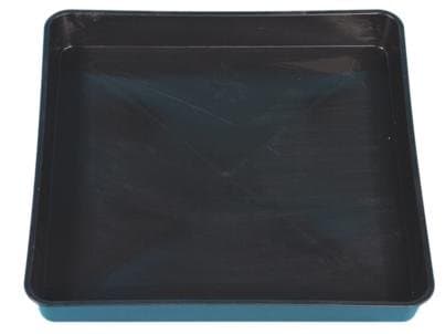 59 x 59 x 7cm Drip and Spill Tray, 28 Litre Capacity - Heavy-Duty Oil and Chemical Containment with Anti-Spill Ridges