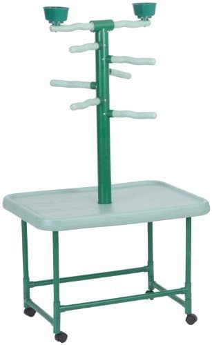 Acrobird, Medium Play Tower, 54-Inch H by 22-Foot D by 32-Inch L, Green by Caitec Corp
