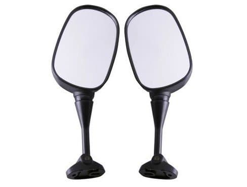 2x Motorcycle Side Mirror Motorbike Rear View Left & Right Side View Mirrors Installed On Fairing Fit For HONDA CBR600 F4 1999-2000 F4I 2001-2002 CBR919 CBR900