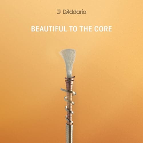 D'Addario Ascente Violin Strings - Violin Strings with Ball Ends, Synthetic Core - A311 1/4M - E String - 1/4 Scale - Medium Tension