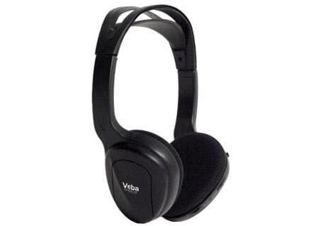 Veba AVHEAD2IR - Dual Channel Infrared IR Wireless Car Headphones for Roof Mount & Headrest Monitors (sold in singles)
