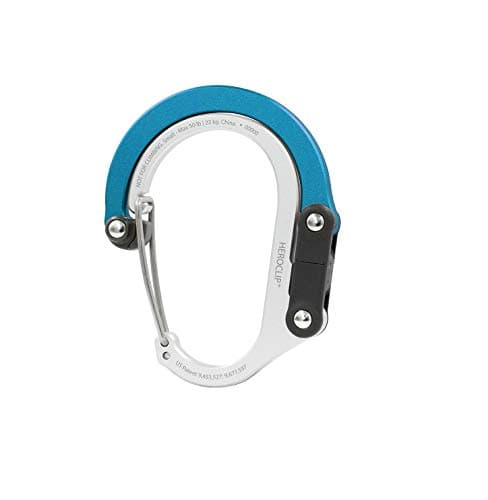 HEROCLIP Carabiner Clip and Hook (Small) | for Purse, Stroller, and Backpack