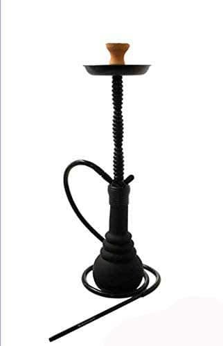 El Keyif Tradi Elox Edition Black Tower Shisha Stainless Steel Height 78 cm