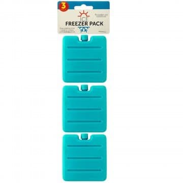 Portion Perfect Small Cooler Ice Pack for Lunch box,Chillers For Healthy Snack, Cooler Bag - Set of 3. Ice Freezer Pack Quick Freeze Sealed & Reusable Ready for Use Ice Replacement