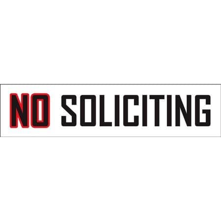 No Soliciting 1