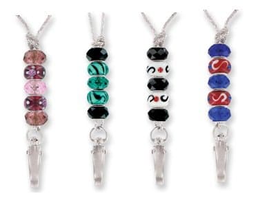 Facets Art Glass I.D. Badge Holders (sold individually)q