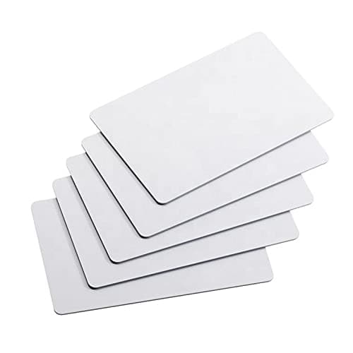 WeKonnect; Pack of 50 Mifare Classic 1K Thin Cards,13.56Mhz RFID Smart Card 0.8mm Thin Contactless, Thermal Printable Card for Access Control System & Time Attendance