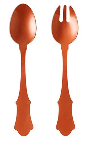 Old Fashioned Salad Set (2pcs) (Small size) (Orange)