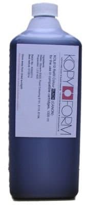 1 Litre Black Edible Ink for use in refillable cartridges or Standard cartridges with a chip re-Setter, for Canon Printer Models