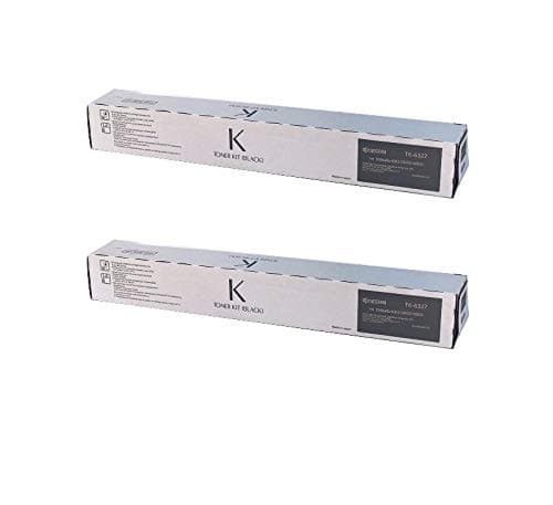 Kyocera 1T02NK0US0 TK6327, TK6329 OEM Toner Cartridge 2 Pack, 35000 Page-Yield Per Ctg, Black