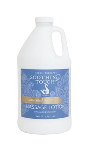 Soothing Touch Unscented Jojoba Massage Lotion, 1/2 Gallon