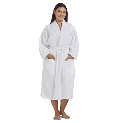 Boca Terry Microfiber Bathrobe Unisex - Men's - Women's - One Size, XXL & XXXXL