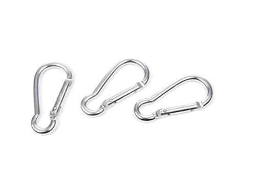 Mini Aluminum Key Chain Carabiners(4pcs silver)