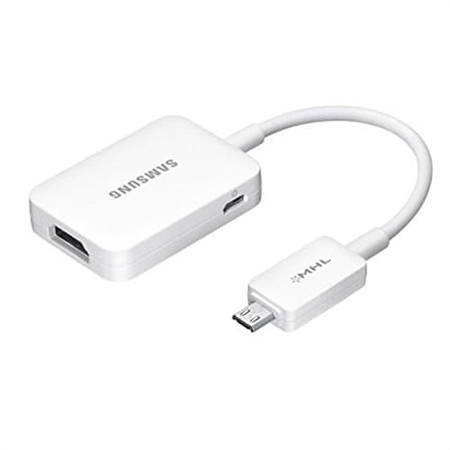 Genuine Samsung MHL 2.0 HDMI HD TV Adapter For Galaxy Tab 3 8.0" SM-T310, Tab 3 10.1" P5200 P5210, Note 8.0" GT-N5110 N5120, Note 10.1 2014 Edition SM-P600 - ET-H10FAUWEGWW