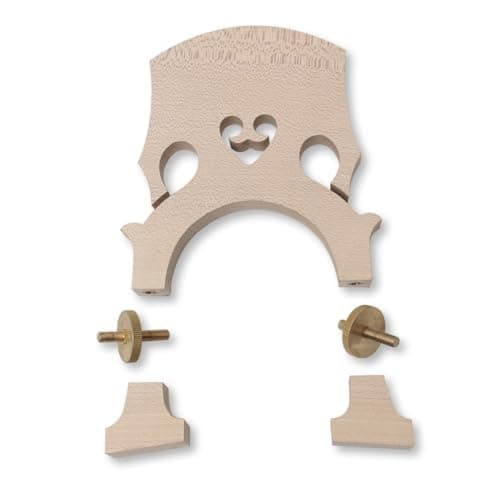 3/4 Upright Double Bass Bridge Bass Double Bass Accessory Upright Bass Parts (Maple Adjustable)