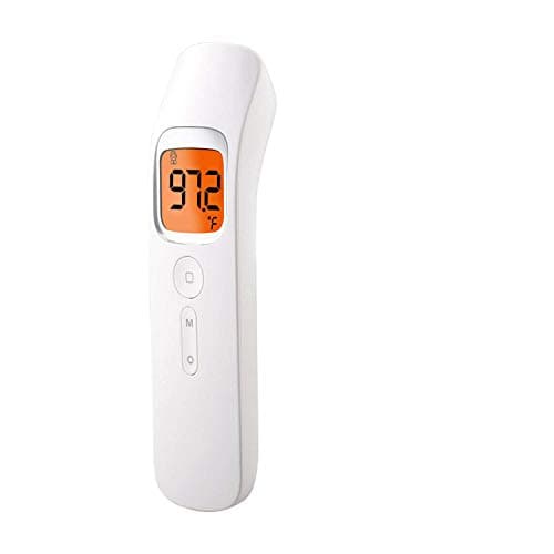 FVSTR [US Stock] no Touch/no Contact Forehead Thermometer, Medical Digital Infrared Temporal Thermometer for Fever, Instant Accurate Reading for Baby Kids and Adults(1pack)