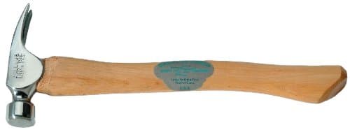 Dalluge Tools 1250 12-oz Finish/Trim Hammer 14" Curved Handle Smooth Face (01250)