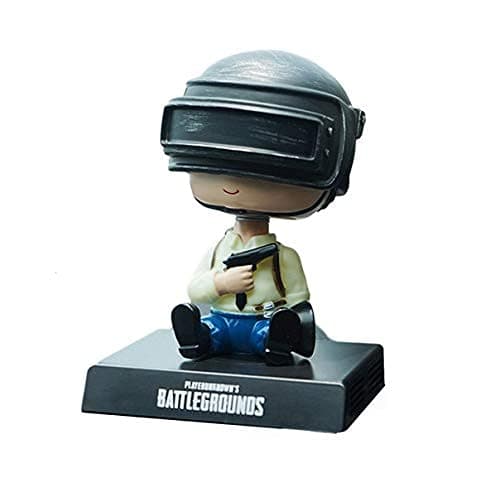 Phone Holder Bobblehead Action Figure for Car Dashboard, Office Desk & Study Table (Pack of 1) (PUBG Hero)