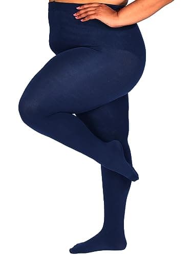 HONENNA Queen Plus Size Fleece Lined Tights, 6 Colors Thermal Warm Winter Tights for Women, Medias Termicas Mujer Invierno