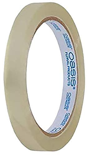 Oasis 1/4" Wide Clear Tape Floral Design Tape with Flower Design Crafting eBook (1 Roll, 1/4 Inch)