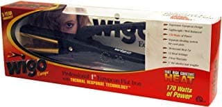 Wigo WG5302 Professional 1" European Flat Iron with Thermal Response Technology for Shorter Hair Lengths