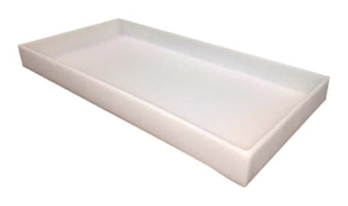 Scientific Plastics T521212-101 Secondary Containment Tray, 1" Side Wall, 12" W x 12" L
