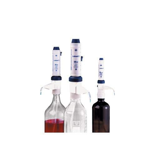 Labnet International D5370-10HF Labnet Labmax Polypropylene Bottle Top, Adjustable Purging Dispenser for Hydrofluoric Acid, 2 mL to 10 mL Capacity