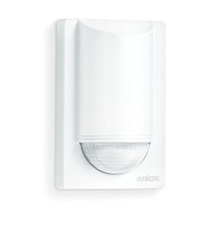 SteinelUK Ltd Infrared Motion Detector IS 2180-2, 180° | 12 m Sensor, 1000 W, Sneak-By Protection, Including Corner Wall Bracket, White