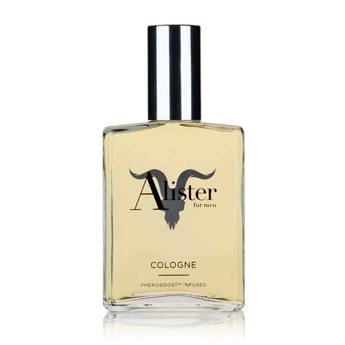 Alister for Men Cologne Plant-Based Pheroboost Infused Fragrance with Clary Sage, Lavendar Blossoms + Cedarwood - Vegan, Cruelty-Free, Sulfate-Free, Paraben-Free - 4 oz