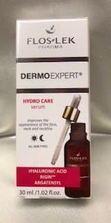 FLOS-LEK HYDRO CARE SERUM DAY/NIGHT ALL SKIN TYPES. HYALURONIC ACIS, RIGIN, ARGATENSYL 1.02 FL OZ
