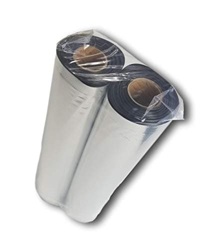 Mylar Vacuum Seal 8"x16' or 11"x16' Rolls | SteelPak Textured/Embossed Aluminum Foil Vacuum/Heat Seal Rolls to Create Custom-Sized Vacuum Sealer Bags (2, 8"x16')
