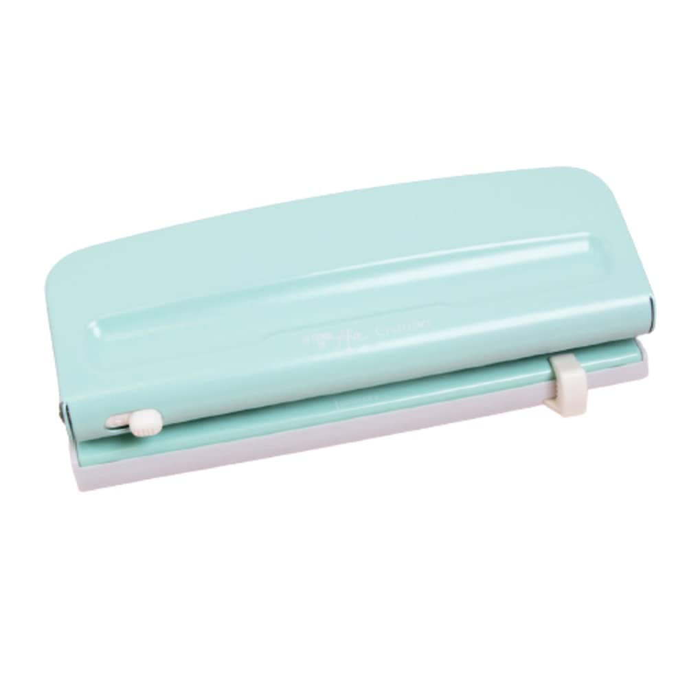 Craftelier - Turquoise Blue Adjustable 6-Hole Punch Compatible with Different Types of Planners, Diaries or Notebooks for Scrapbooking and Other Crafts