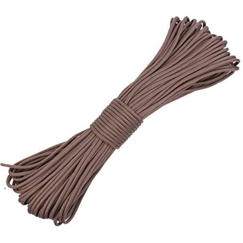 GeGeDa Paracord 9 Core 550 Parachute Cord Camping Rope 100FT (Coyote Brown, 100feete)