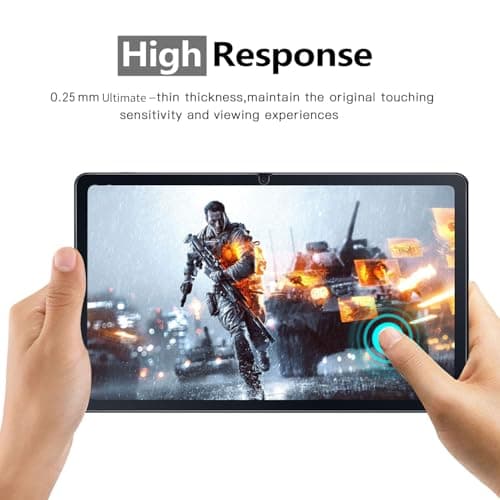 ZtotopCases Benazcap Screen Protector Compatible with Samsung Galaxy Tab S8+ /Galaxy Tab S7 FE/Galaxy Tab S7 Plus 12.4 inch, [2 Pack] Tempered Screen Protection