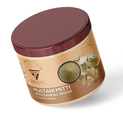 Harsh Truvic Multani Mitti with Sandal Face Pack Powder (2 pack 200 gm)