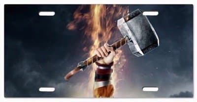 Thor The Dark World v1 Vanity License Plate