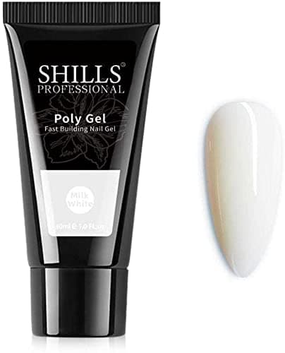 SHILLS PROFESSIONAL Nail Art Fast Building Uv Led Poly Gel Milky White G